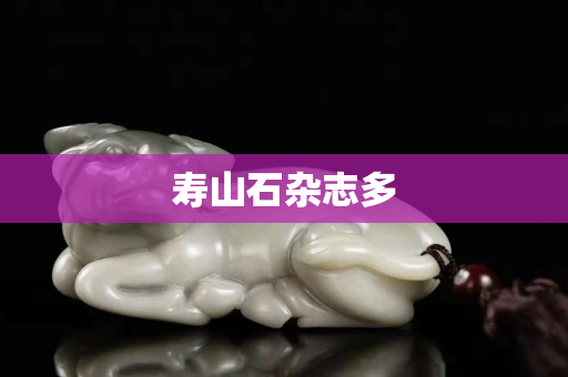 壽山石雜志多