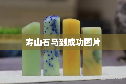 壽山石馬到成功圖片