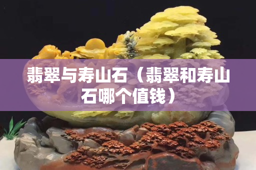 翡翠與壽山石（翡翠和壽山石哪個值錢）