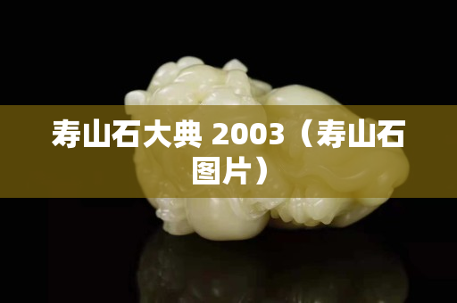壽山石大典 2003（壽山石圖片）