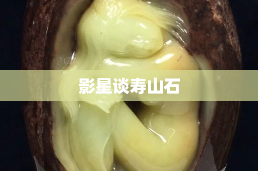 影星談壽山石