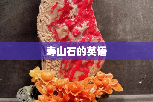 壽山石的英語