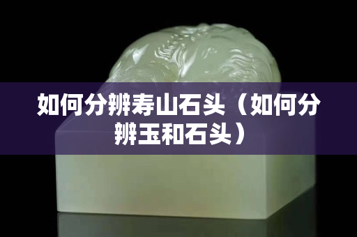 如何分辨壽山石頭（如何分辨玉和石頭）