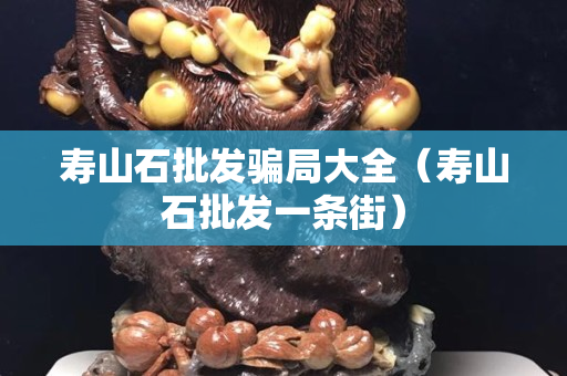 壽山石批發騙局大全（壽山石批發一條街）