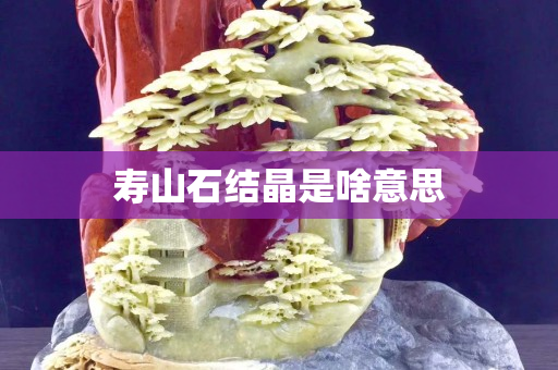 壽山石結晶是啥意思
