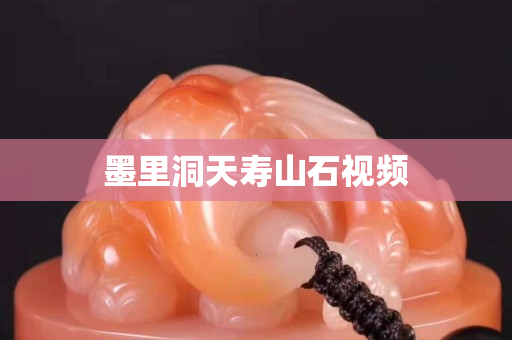 墨里洞天壽山石視頻