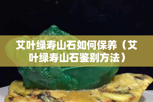 艾葉綠壽山石如何保養(yǎng)（艾葉綠壽山石鑒別方法）