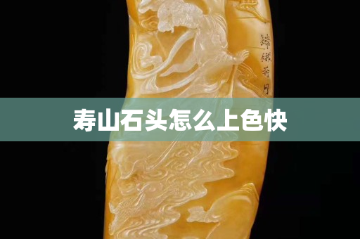壽山石頭怎么上色快