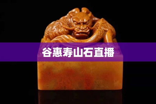 谷惠壽山石直播