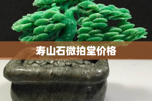 壽山石微拍堂價格