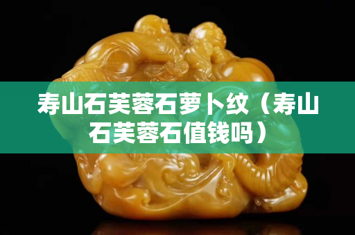 壽山石芙蓉石蘿卜紋（壽山石芙蓉石值錢嗎）