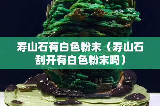壽山石有白色粉末（壽山石刮開有白色粉末嗎）