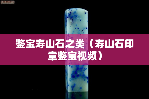 鑒寶壽山石之類（壽山石印章鑒寶視頻）