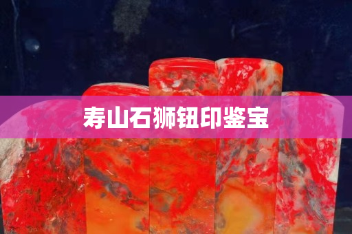壽山石獅鈕印鑒寶