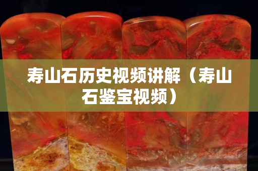 壽山石歷史視頻講解（壽山石鑒寶視頻）