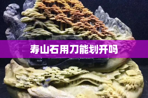 壽山石用刀能劃開嗎