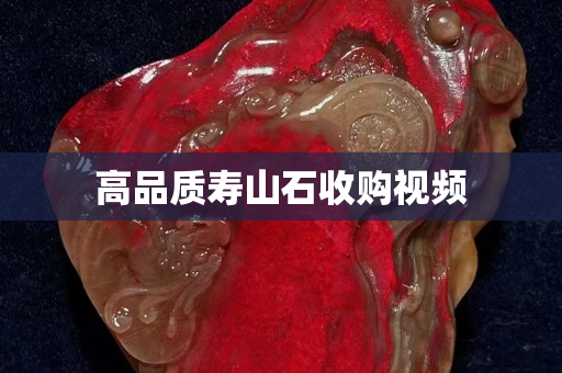 高品質壽山石收購視頻