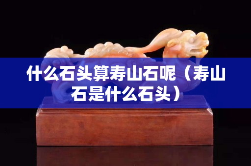 什么石頭算壽山石呢（壽山石是什么石頭）