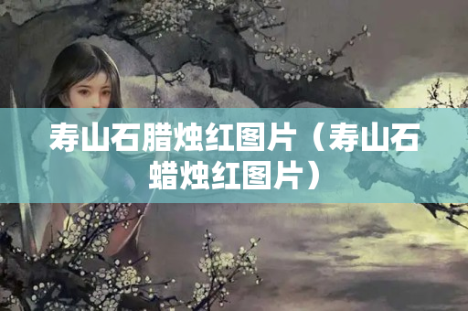 壽山石臘燭紅圖片（壽山石蠟燭紅圖片）