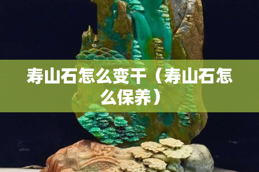 壽山石怎么變干（壽山石怎么保養）