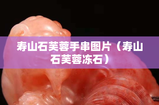 壽山石芙蓉手串圖片（壽山石芙蓉凍石）