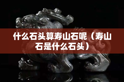 什么石頭算壽山石呢（壽山石是什么石頭）