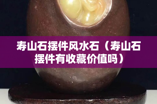壽山石擺件風水石（壽山石擺件有收藏價值嗎）