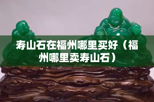 壽山石在福州哪里買好（福州哪里賣壽山石）