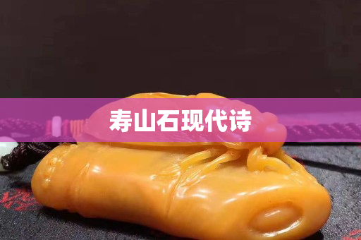 壽山石現代詩