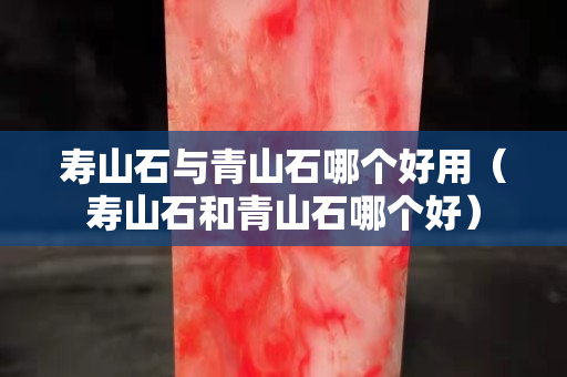 壽山石與青山石哪個好用（壽山石和青山石哪個好）