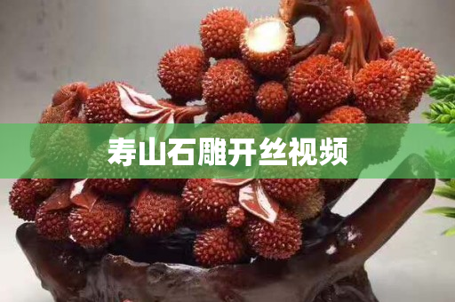 壽山石雕開絲視頻