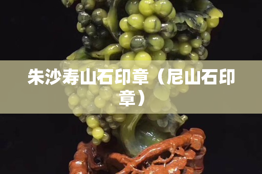 朱沙壽山石印章（尼山石印章）