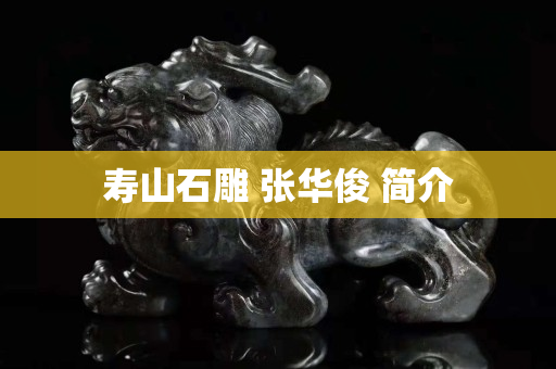 壽山石雕 張華俊 簡介