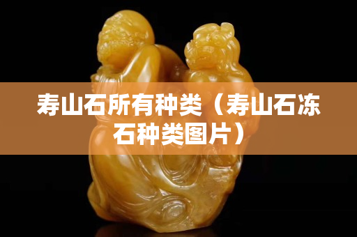 壽山石所有種類（壽山石凍石種類圖片）