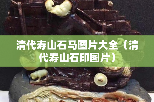清代壽山石馬圖片大全（清代壽山石印圖片）