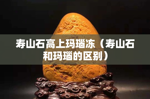 壽山石高上瑪瑙凍（壽山石和瑪瑙的區別）