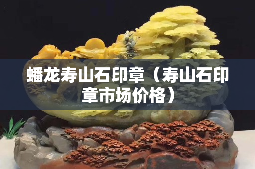 蟠龍壽山石印章（壽山石印章市場(chǎng)價(jià)格）