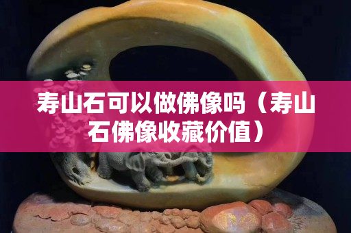 壽山石可以做佛像嗎（壽山石佛像收藏價值）