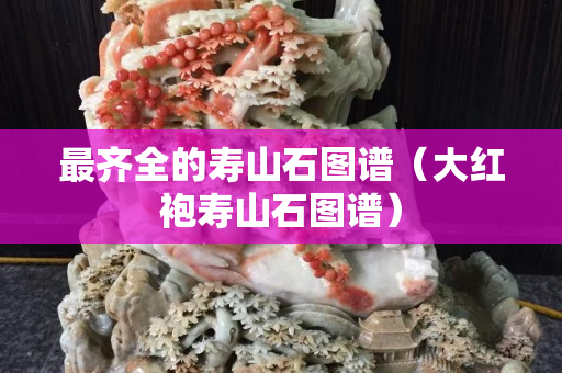 最齊全的壽山石圖譜（大紅袍壽山石圖譜）