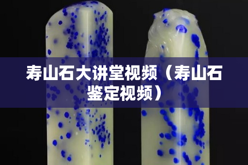 壽山石大講堂視頻（壽山石鑒定視頻）