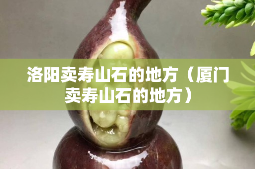 洛陽賣壽山石的地方（廈門賣壽山石的地方）