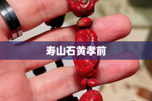 壽山石黃孝前