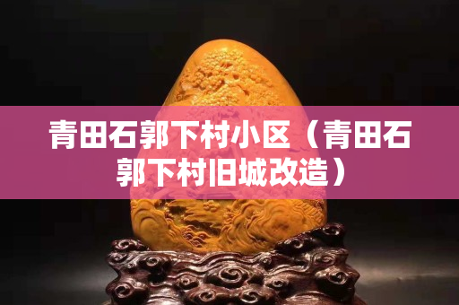 青田石郭下村小區（青田石郭下村舊城改造）