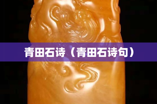 青田石詩（青田石詩句）