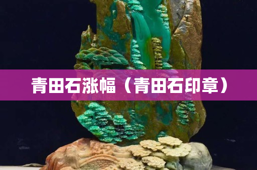 青田石漲幅（青田石印章）