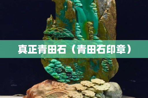 真正青田石（青田石印章）