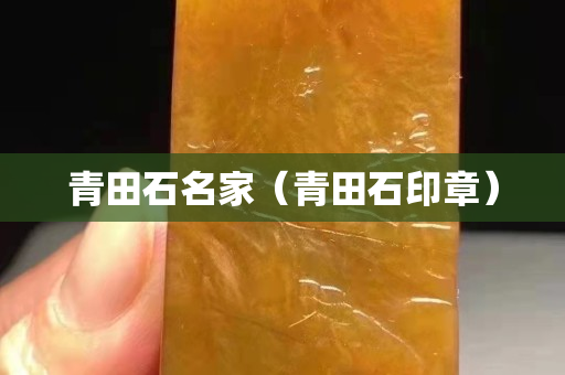 青田石名家（青田石印章）