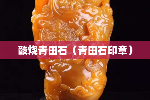 酸燒青田石（青田石印章）
