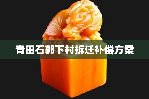 青田石郭下村拆遷補償方案