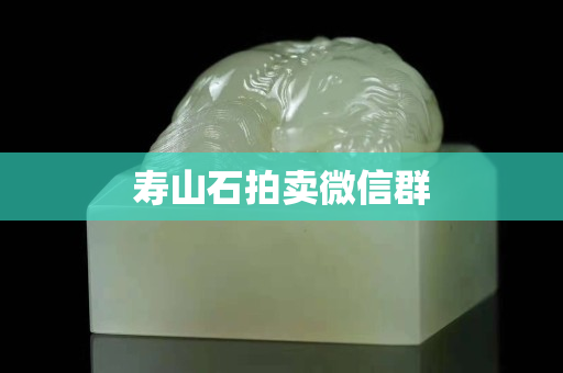 壽山石拍賣微信群